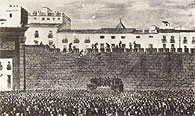 Gravat de l'enderrocament de la muralla