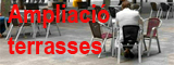 Enlace a  Ampliación provisional de terrazas